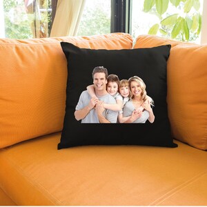 Personalized Photo Pillow Cover, Custom Memorial Gift image 3