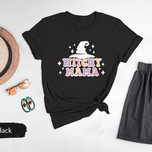 Witchy Mama Shirt, Witch Mama Shirt, Witchy Mom Shirt, Witch Mom Shirt, Witches Shirt, Witchy TShirt, Halloween TShirt, Gift For Halloween image 5