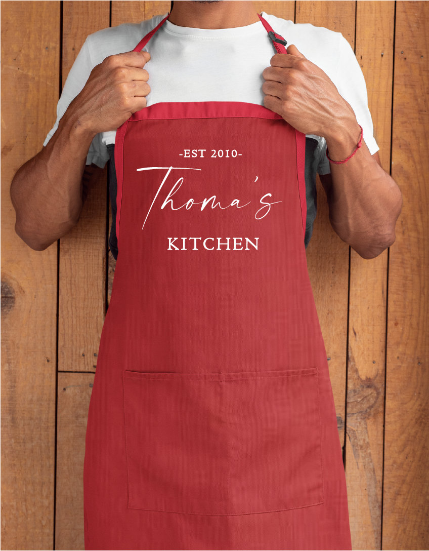 Personalized Apron, Name Apron, Custom Name Apron, Personalize Apron, Chef Apron, Mom Apron, Baking Apron, Baking Gift, Chef Gift