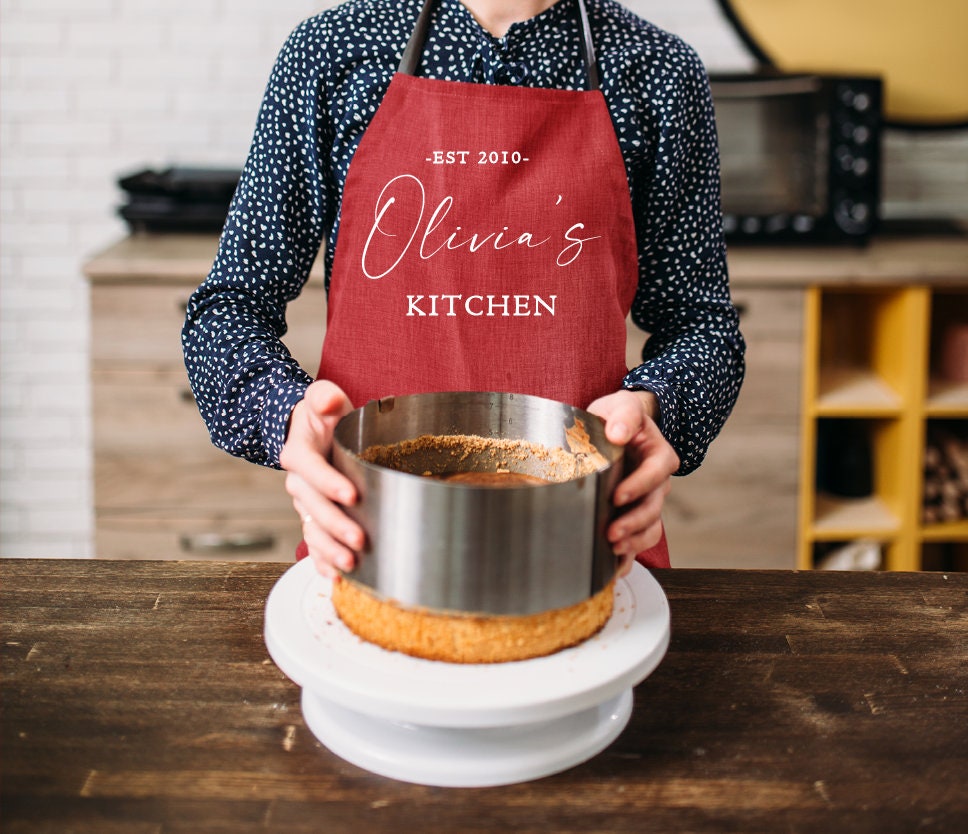 Personalized Apron, Name Apron, Custom Name Apron, Personalize Apron, Chef Apron, Mom Apron, Baking Apron, Baking Gift, Chef Gift