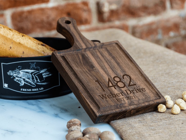 Custom Cutting Board, Custom Cheese Board, Housewarming Gift, New Home Gift, Realtor Closing Gift, New Home Owner Gift, Personalized Gift, image 2