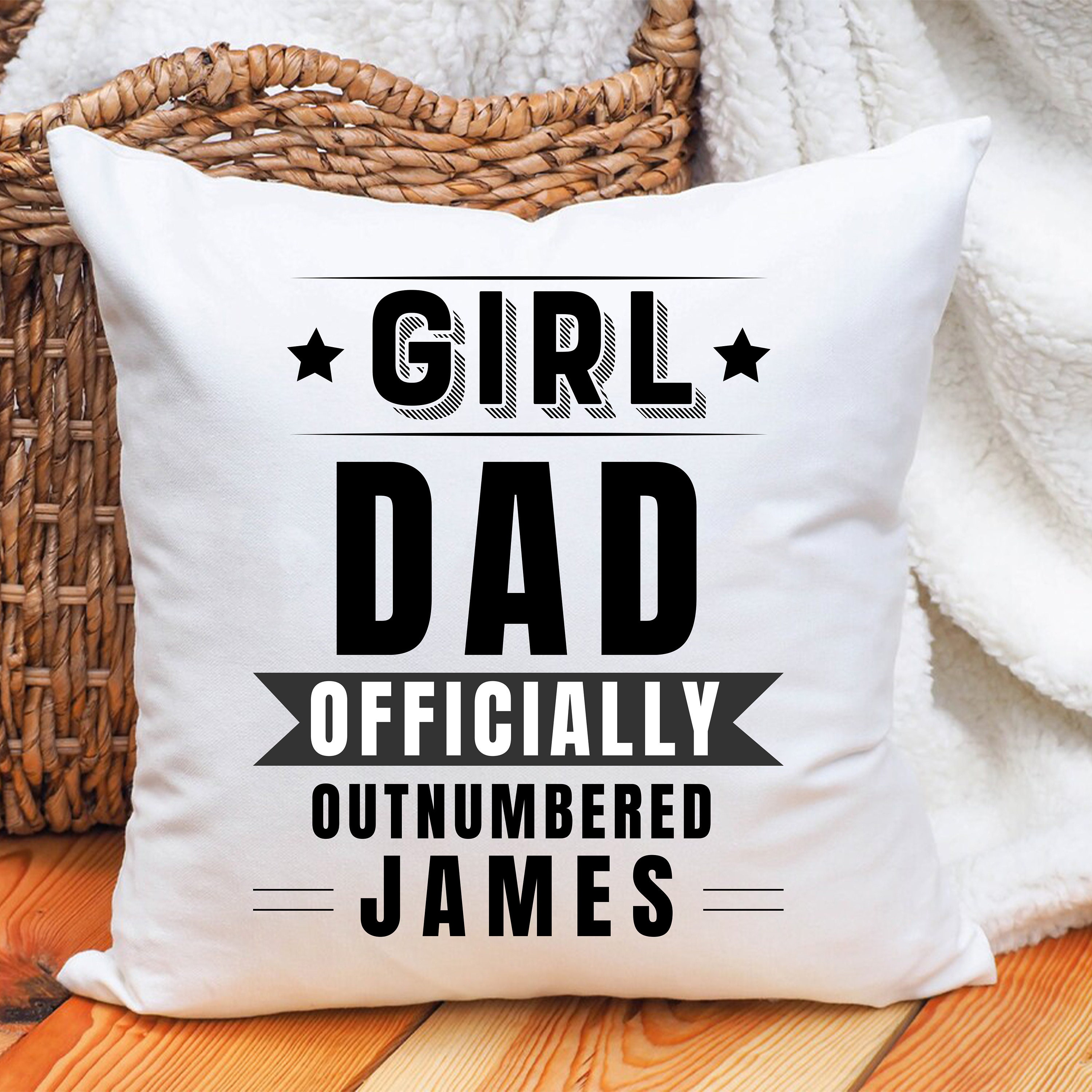 Dads Chair Pillow, Custom Throw Pillow, Funny Dad Pillow, Funny Husband Pillow, Funny Dad Gift, Dad Pillow Case, Personalize Dad Pillow