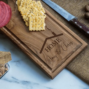 Custom Cutting Board, Custom Cheese Board, Housewarming Gift, New Home Gift, Realtor Closing Gift, New Home Owner Gift, Personalized Gift, image 3