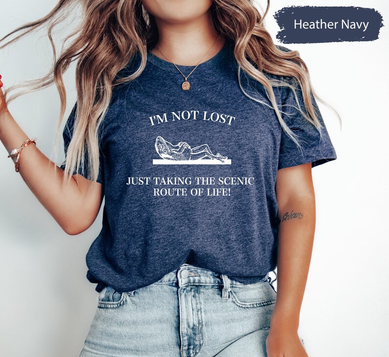 Meme Shirt, Funny Frog Tshirt, Sarcastic T Shirt, Funny Shirts, Trending T-Shirt, Frog Tshirts, Ironic T Shirts, Im Not Lost Tee, Frog Shirt image 4