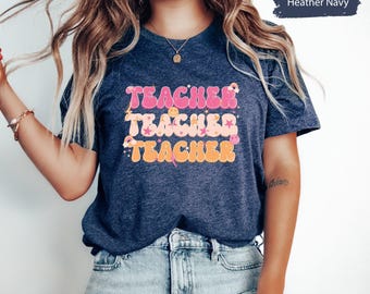 Lehrer Shirts, Lehrer Shirt, Lehrer T-Shirts, Lehrer T-Shirt, Lehrer Geschenk, Lehrer Geschenke, Geschenk für Lehrer, süßes Lehrer Shirt