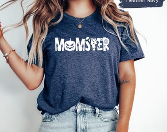 Halloween Shirt, Momster Shirt, Halloween Momster Shirt, Mom Halloween Shirt, Momster TShirt, Halloween Gift, Spooky Season Shirt