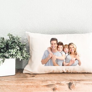 Personalized Photo Pillow Cover, Custom Memorial Gift image 5
