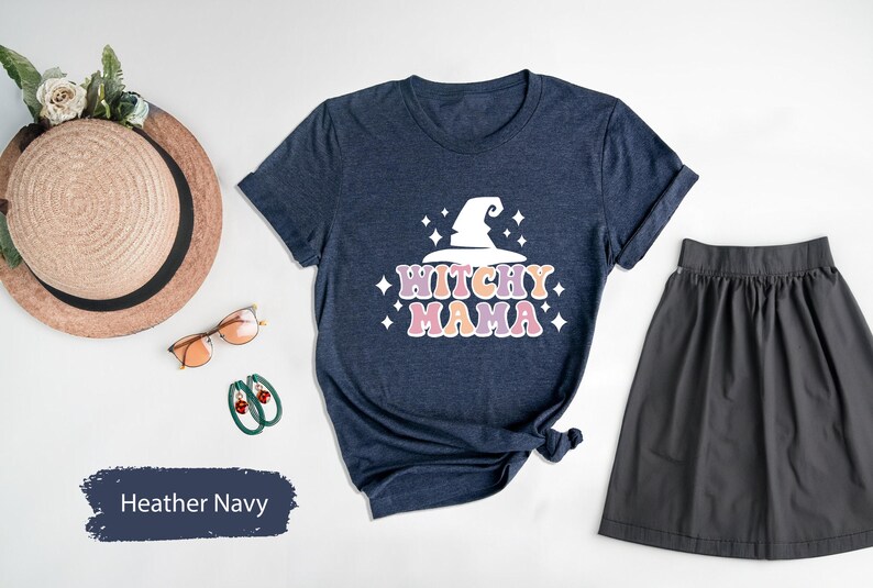 Witchy Mama Shirt, Witch Mama Shirt, Witchy Mom Shirt, Witch Mom Shirt, Witches Shirt, Witchy TShirt, Halloween TShirt, Gift For Halloween image 6