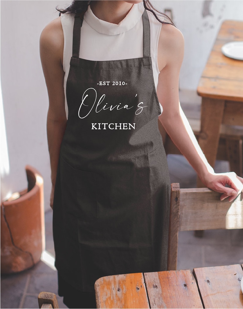 Personalized Apron Name Apron Custom Name Apron Personalize Etsy UK