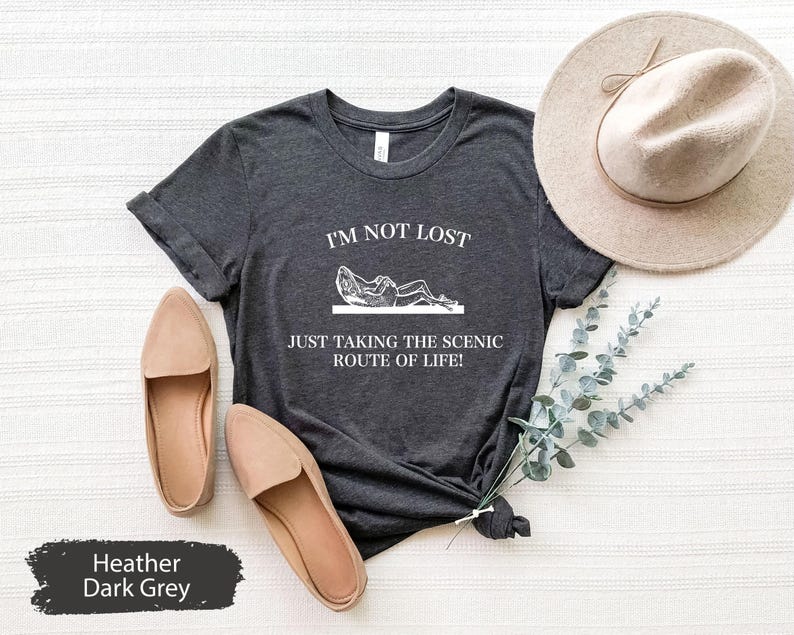 Meme Shirt, Funny Frog Tshirt, Sarcastic T Shirt, Funny Shirts, Trending T-Shirt, Frog Tshirts, Ironic T Shirts, Im Not Lost Tee, Frog Shirt image 7