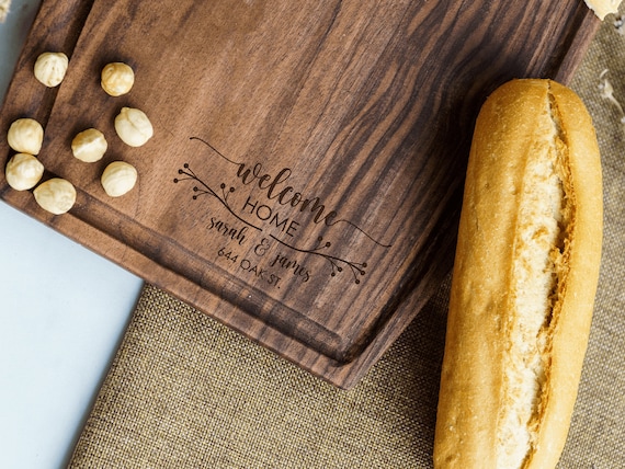 Custom Cutting Board, Custom Cheese Board, Housewarming Gift, New Home Gift, Realtor Closing Gift, New Home Owner Gift, Personalized Gift,