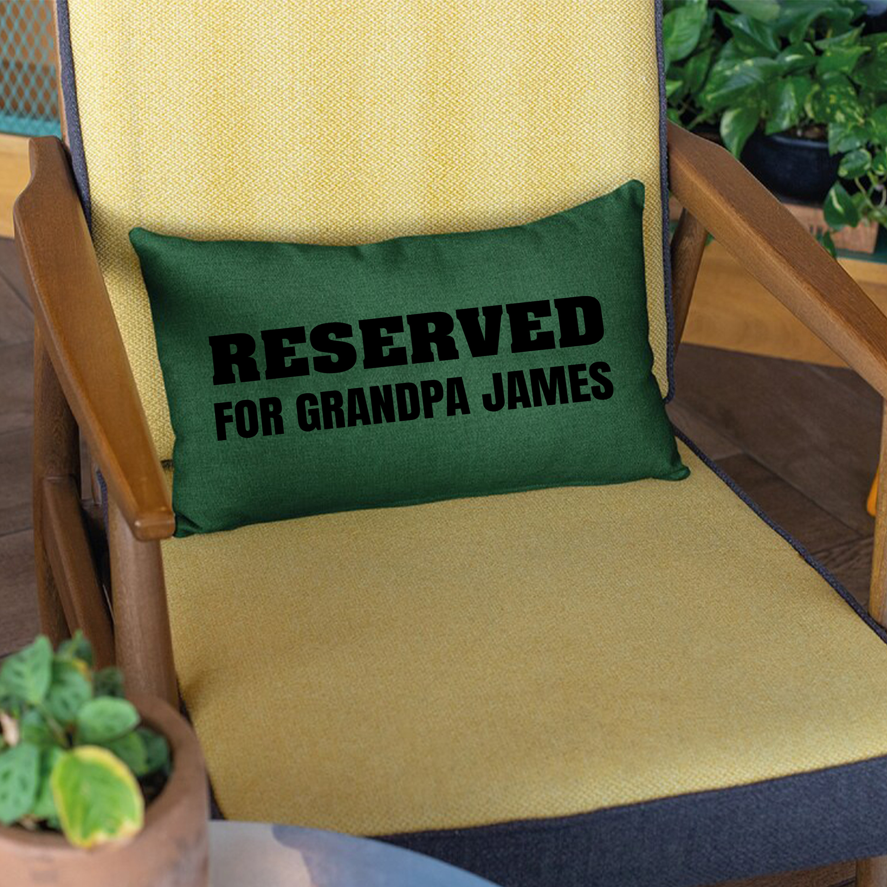 Dads Chair Pillow, Custom Throw Pillow, Funny Dad Pillow, Funny Husband Pillow, Funny Dad Gift, Dad Pillow Case, Personalize Dad Pillow