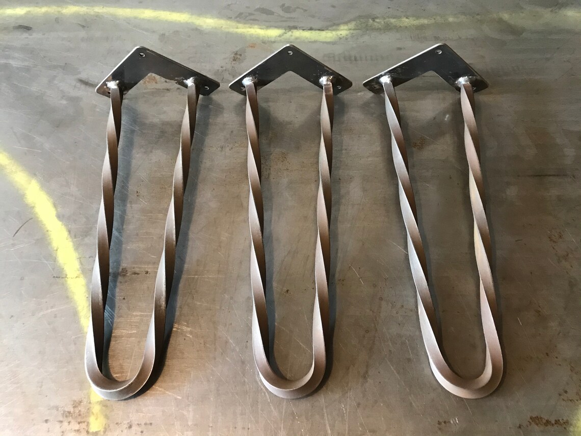 Twisted Hairpin Legs Set of 3 Etsy