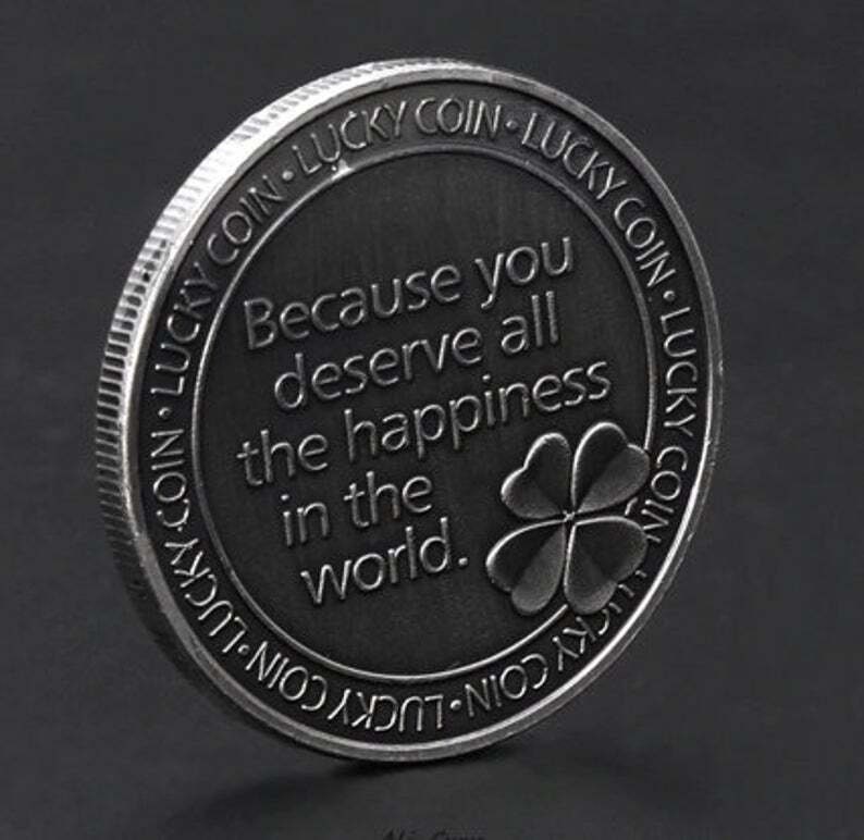 The Best Scratcher Coin Lottery Coin Happy Lucky Coin Etsy