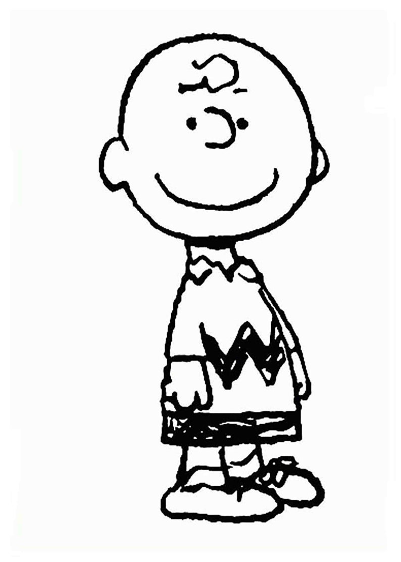 Charlie Brown Characters Coloring Pages 37 Design - Etsy