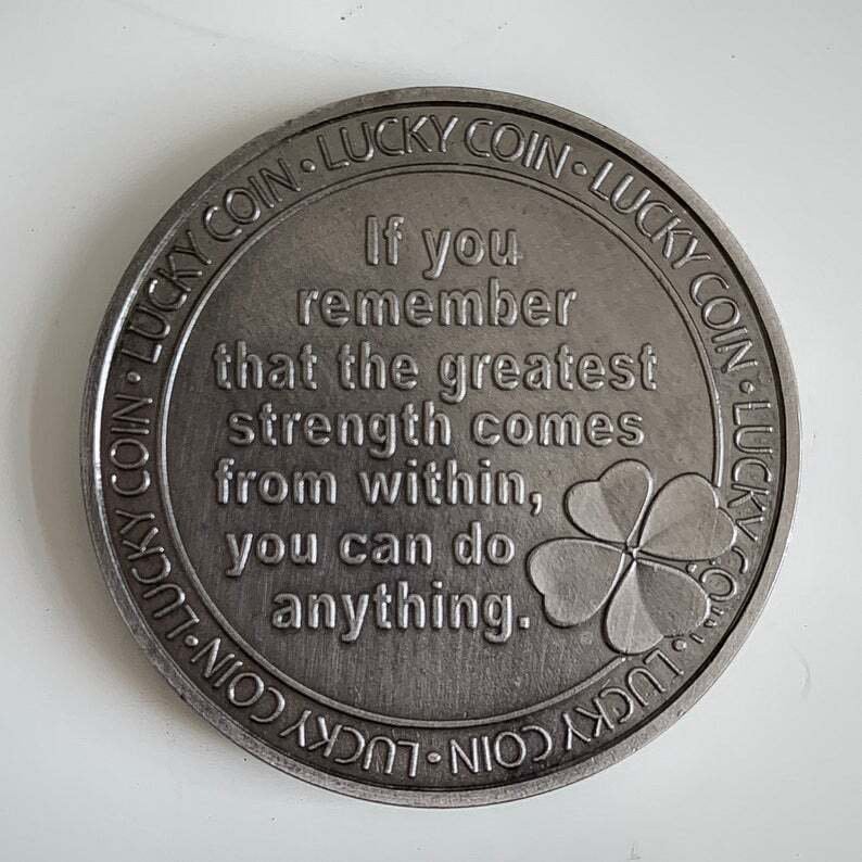 Amazing Good Luck Coin Etsy