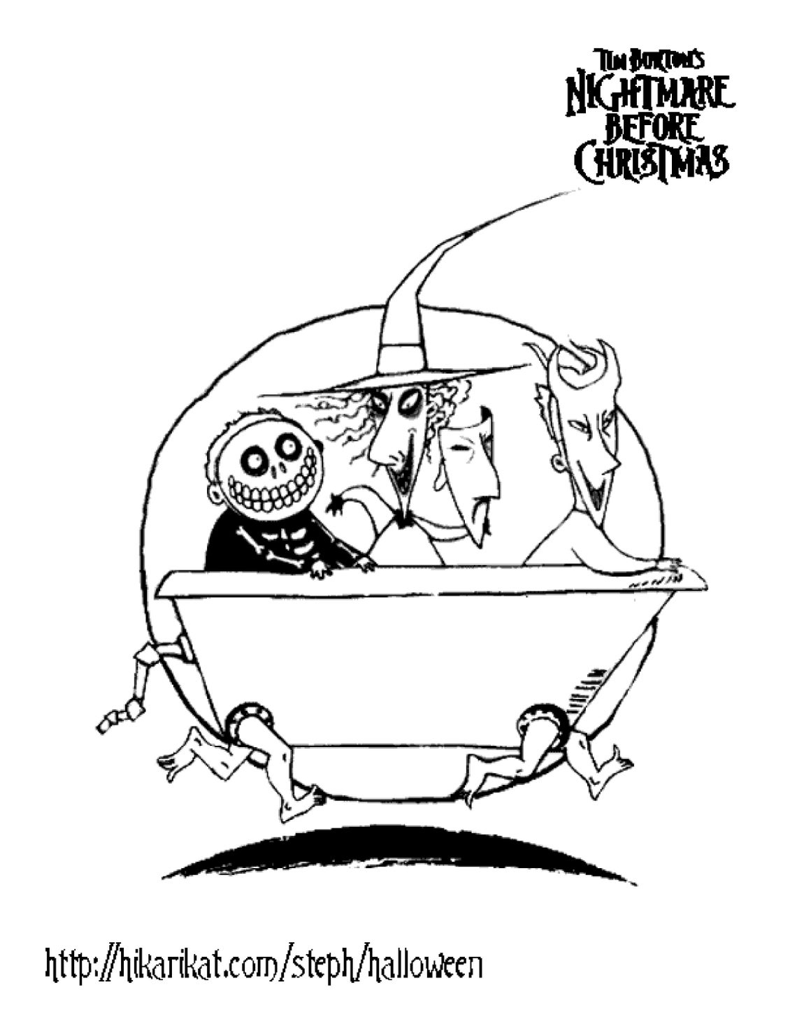 Nightmare Before Christmas Personaggi 25 Disegni da colorare - Etsy Italia