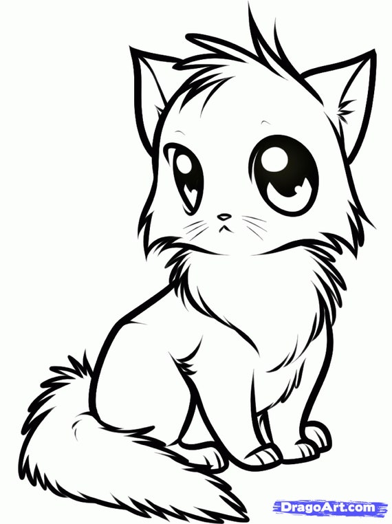 Top 76 newest anime animals coloring pages , download and print for