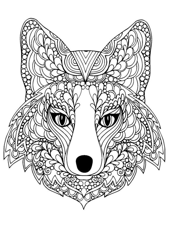 Coloring Pages Hard Animals