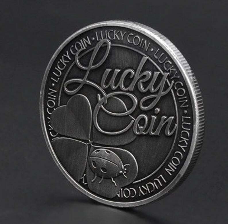 Lucky Lottery Winning Coin Original Lucky Coin | Etsy