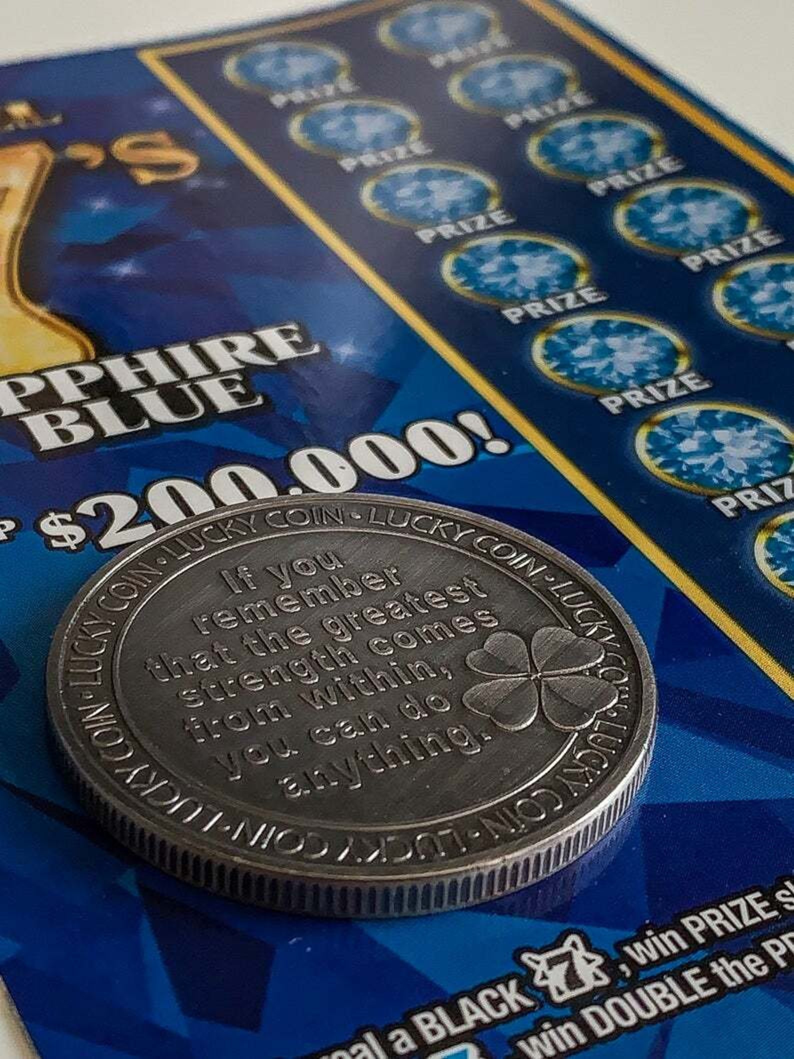 Lucky Lottery Scratcher Coin Best Scratch Lucky Coin Etsy