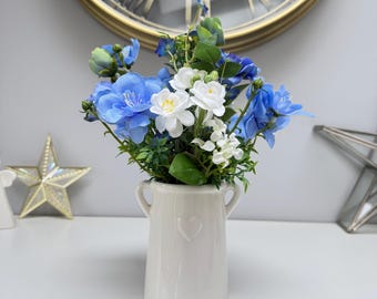 Artificial floral arrangement. Floral gifts. Floral ideas. Spring/summer flowers. Spring decor. Gifts for her. Gifts for Mum. Home decor.