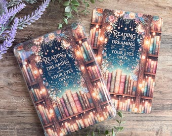 Kindle insert. Clear case inserts. Reading is dreaming with your eyes open. Kindle case. Gift Ideas. Gifts for her. Gifts for readers