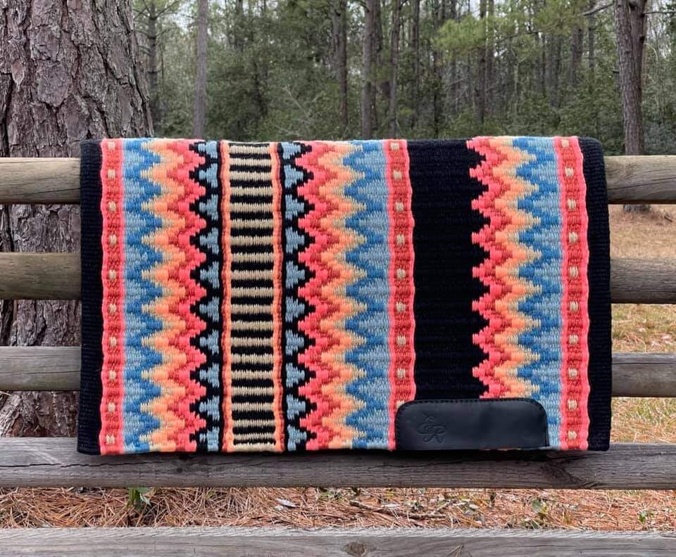 Handmade western show saddle pad for horse riding with size Etsy