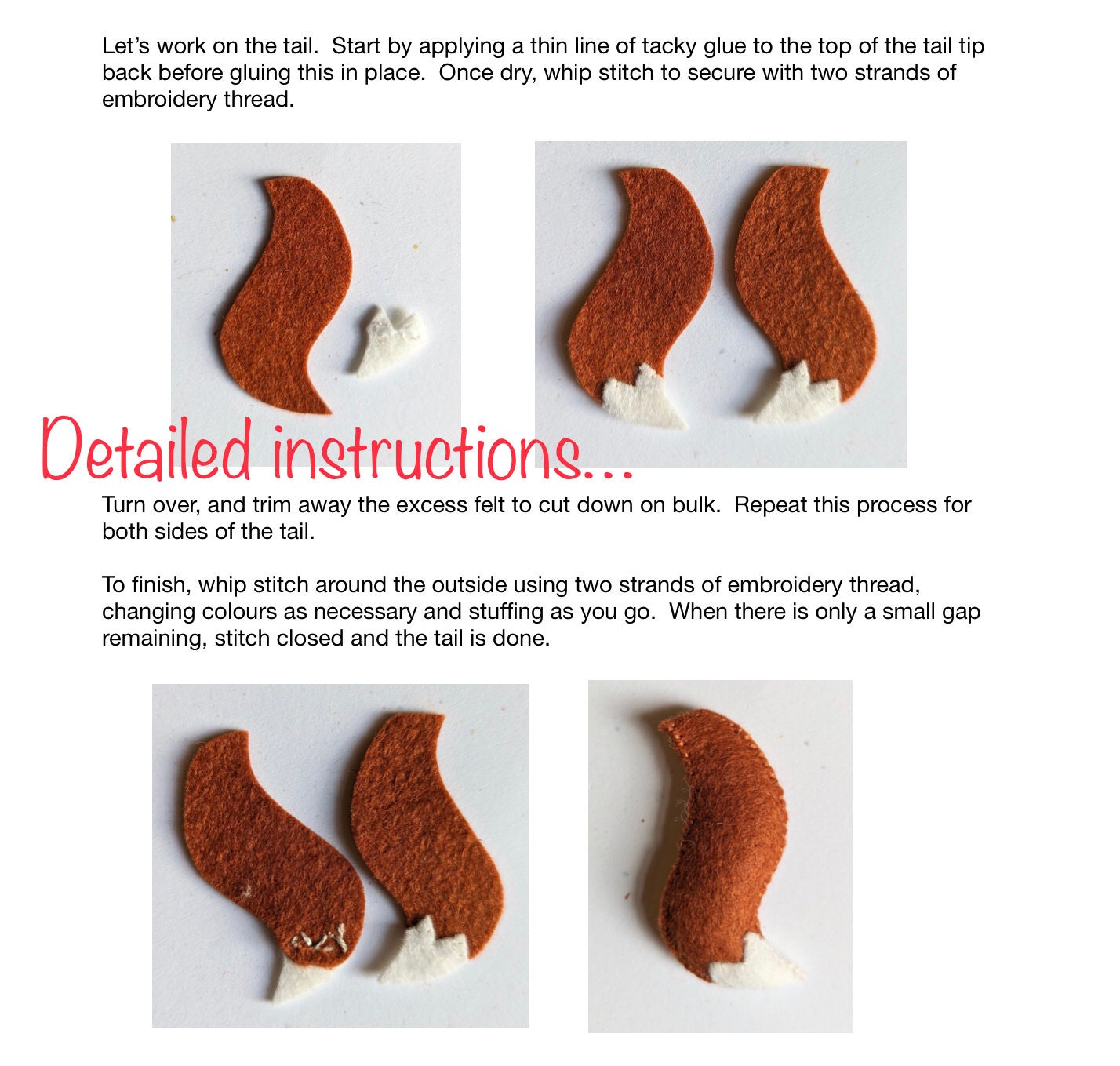 Cute Felt Fox PDF Sewing Pattern: Sew Your Own Fox Hanging - Etsy UK