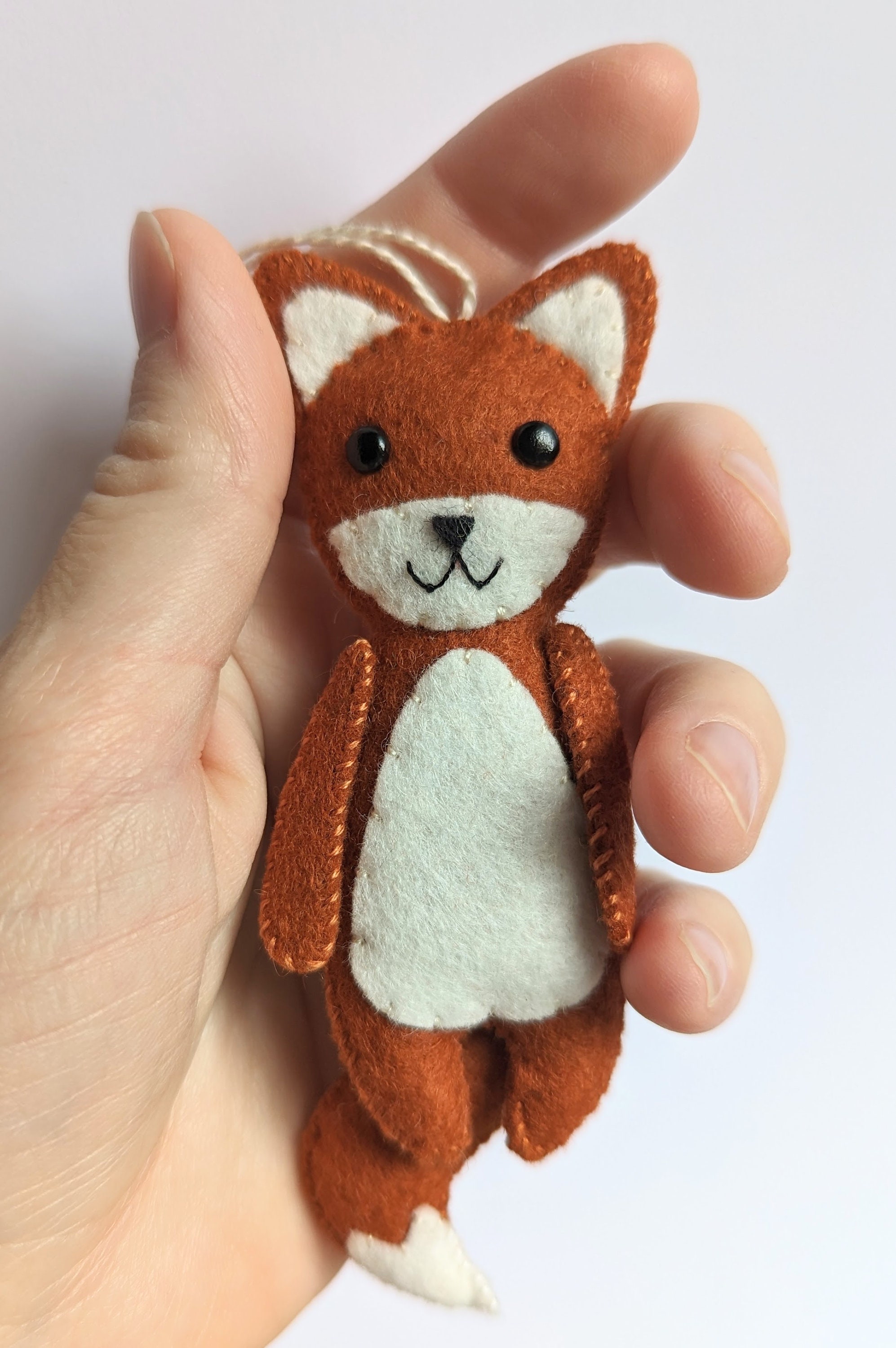 Cute Felt Fox PDF Sewing Pattern: Sew Your Own Fox Hanging - Etsy UK