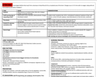 Stroke Study Template