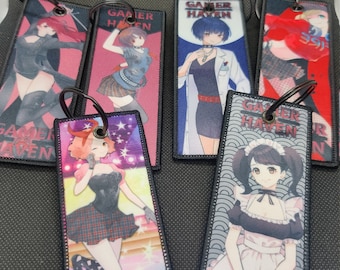 Persona 5 Jet Tags All Girls, Anime Jet Tag, Persona 5 Keychain