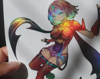 Pyra Xenoblade Spot Holographic 6" Sticker