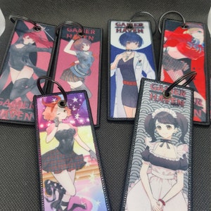 Persona 5 Jet Tags All Girls, Anime Jet Tag, Persona 5 Keychain