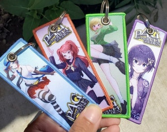Persona 4 Jet Tags, Persona 5, Anime Jet Tag, Persona 5 Keychain, Anime Keychain