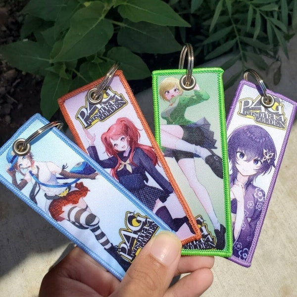 Persona 4 Jet Tags, Persona 5, Anime Jet Tag, Persona 5 Keychain, Anime Keychain