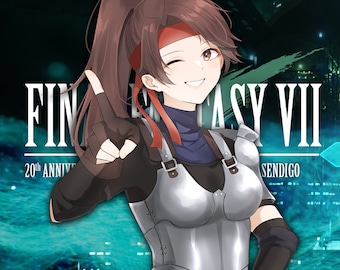 Jessie Final Fantasy 7 Satin-Finish 5" Sticker / FF7 FFVII Gamer Decal