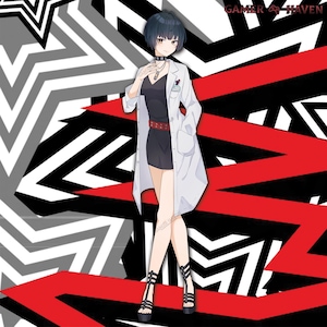 Tae Takemi Persona 5 Sticker Decal 5" Gloss Finish | Anime JRPG