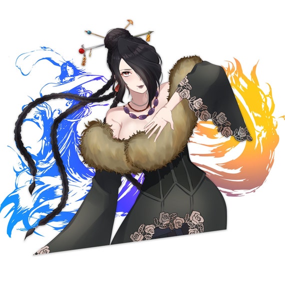 Lulu FFX 6" Sticker Decal Gloss-Finish | Final Fantasy X