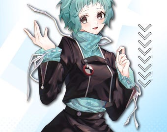 Fuuka Persona 3 Reload 6" Gloss Sticker Anime JRPG Merch