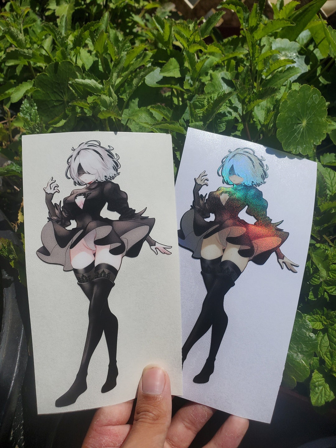 2B Nier Automata Spot Holo 6" Sticker - Etsy
