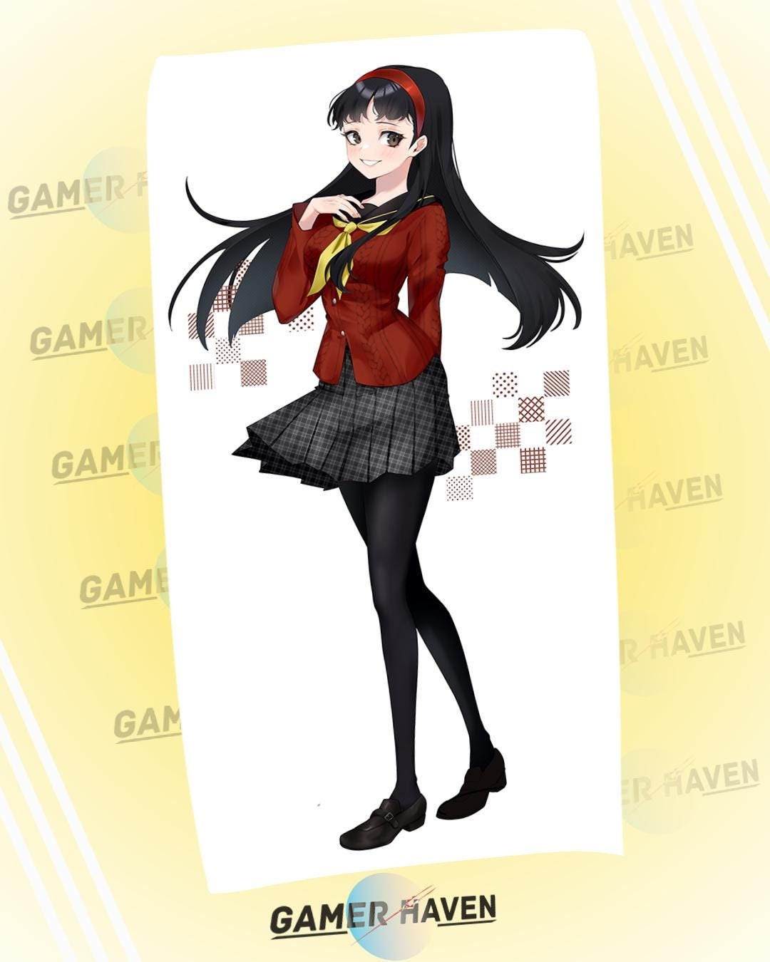 Yukiko Amagi Persona 4 Gloss Decal Sticker Anime JRPG