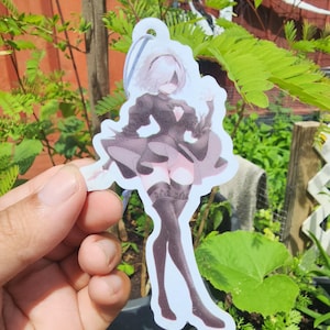 Ambientador 2B Nier Automata con aroma a resina / Merchandising de anime y videojuegos JRPG