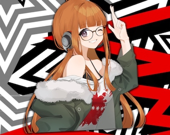 Futaba Persona 5, Sticker Decal 5&quot; Gloss-Finish