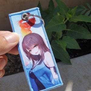 Rinoa Jet Tag FFVIII FF8 Final Fantasy VIII, Final Fantasy 8, Jet Tag Keychain. Final Fantasy Keychain