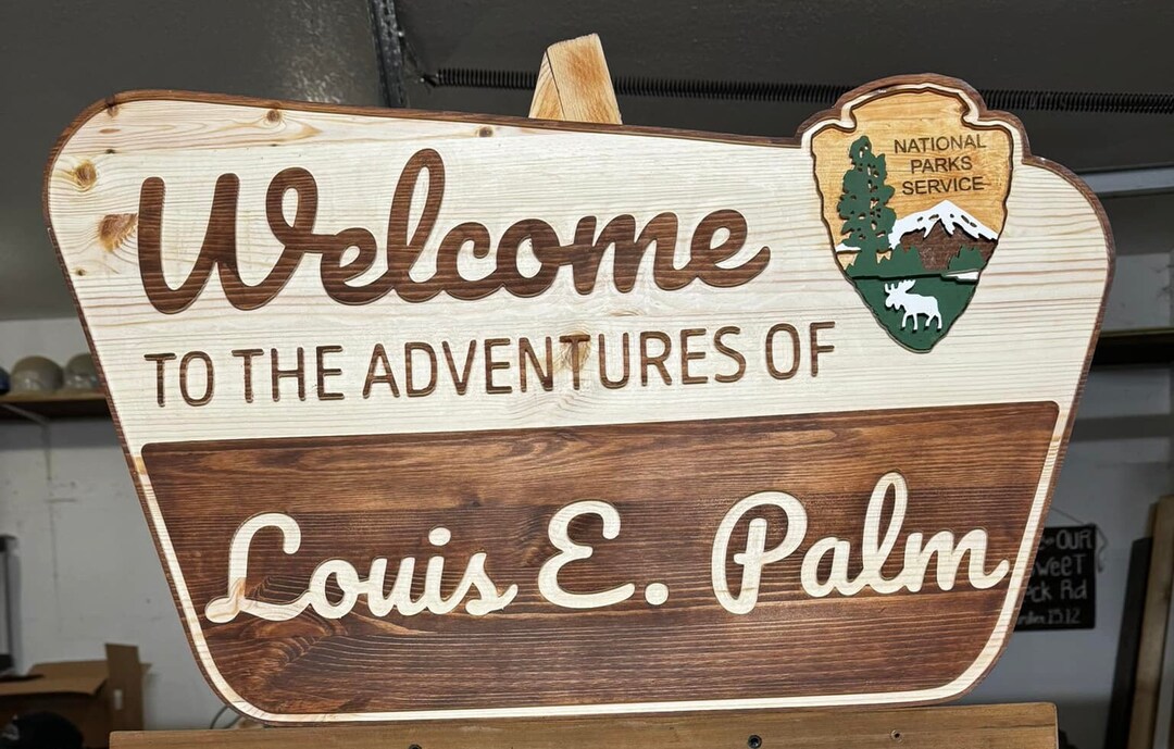 National Park Sign Custom - Etsy