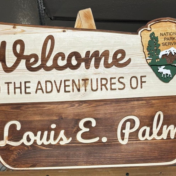 National Park Sign - Etsy