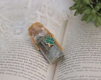 Spell Jar luck / lucky charm / green witch salt