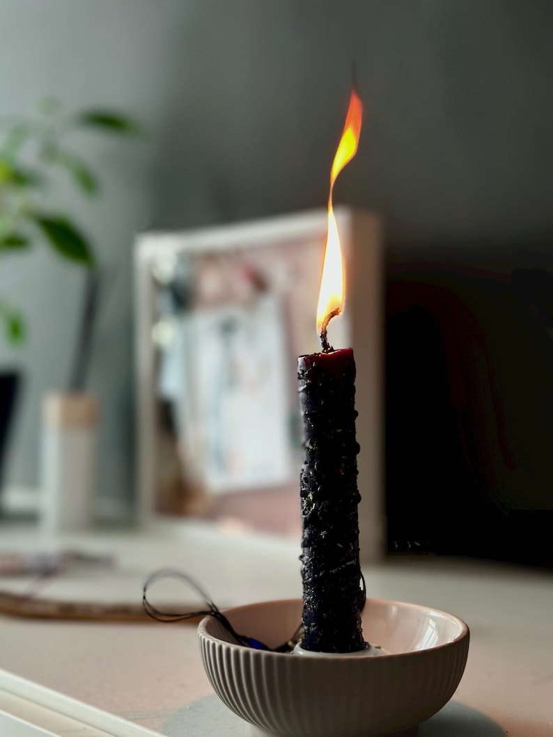 Ritualkerze Schutz mit Anleitung/ Schutz vor negativen Energien Bild 3