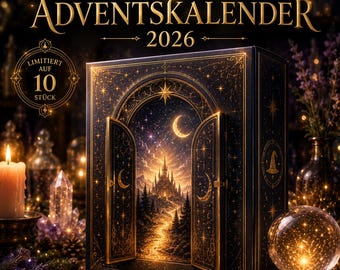Calendario dell'Avvento Magico della Strega 2026 - SOLO 10 PEZZI - PREVENDITA